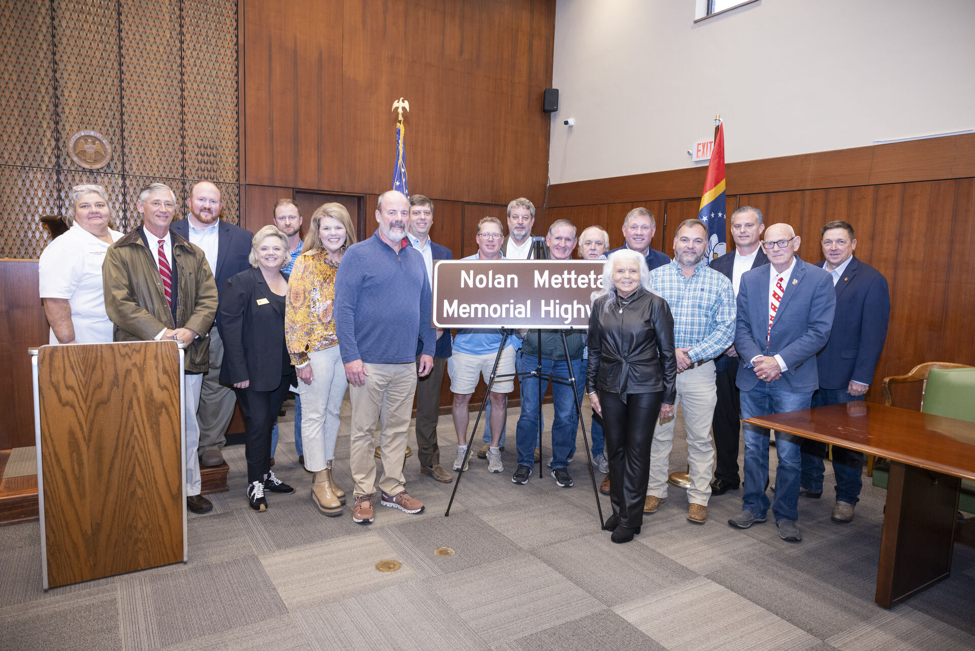 Officials dedicate Nolan Mettetal Memorial Highway in Sardis